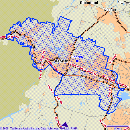 Penrith Map